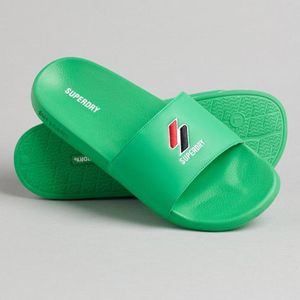 Superdry Green & Co Code Essential Pool Sliders for men