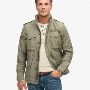 Superdry Green Vintage Military M65 Jacket for men