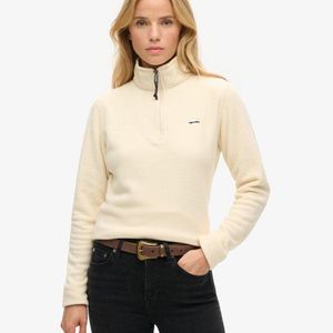 Superdry Natural & Co Classic Embroidered Logo Polar Fleece Half Zip Jumper