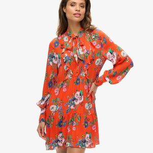 Superdry Red & Co Studios Off Duty Mini Dress