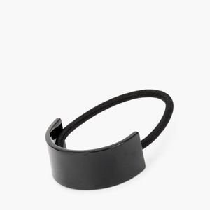 Talbots Black Solid Hair Tie