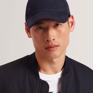 Ted Baker Blue Fredds Branded Cotton Baseball Cap for men