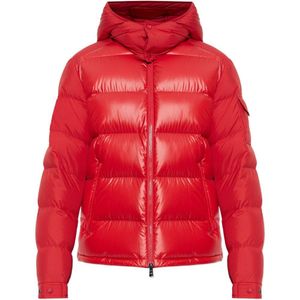 Moncler Red Maya Short Down Jacket for men