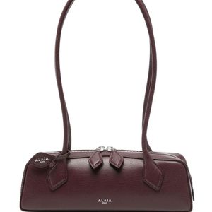 Alaïa Purple Le Teckel Small Leather Shoulder Bag