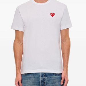 COMME DES GARÇONS PLAY White Cotton T-Shirt for men