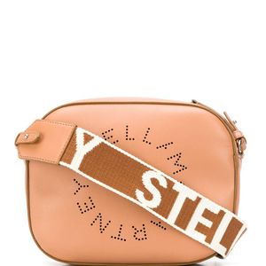Stella McCartney Brown Stella Logo Mini Shoulder Bag