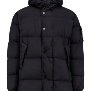 Stone Island Blue Down Jacket for men