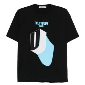 Undercover Black Printed T-Shirt for men