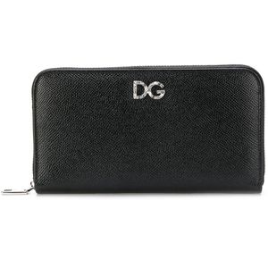 Dolce & Gabbana Dg バロッコ ファスナー長財布 ブラック