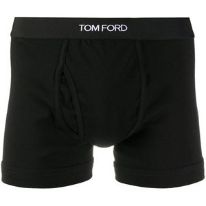 メンズ Tom Ford トム・フォード ロゴ ボクサーパンツ ブラック