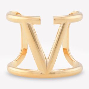 Valentino コレクション ゴールド Vロゴ ブレスレット メタリック