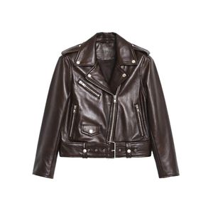 Stand Studio Brown Core Biker Jacket