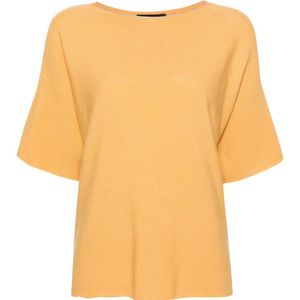 Fabiana Filippi Orange Short Sleeve Sweater