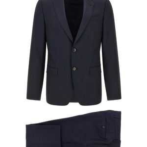 Zegna Blue Mohair Wool Dress for men