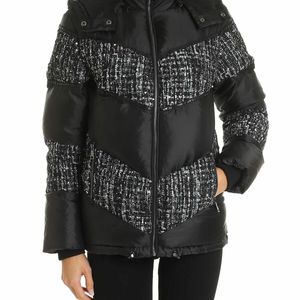 Karl Lagerfeld Black Bouclé Detailed Jacket