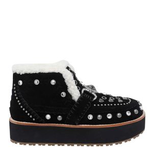 Kurt Geiger Black Mansion Cosy Studded Boots