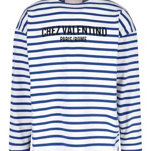 Valentino Blue Striped Shirt for men