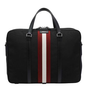 Bally Black Code Briefcase for men