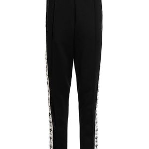 Moschino Black Double Question Mark Joggers for men