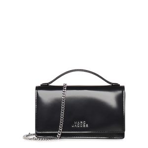 Marc Jacobs Black Glam Mirror Leather Mini Bag