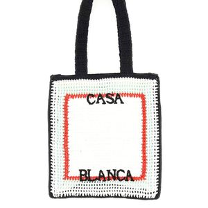 Casablanca White Crochet Bag