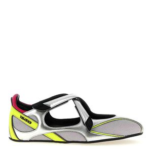 The Attico Metallic Floor 01 Ballet Flats