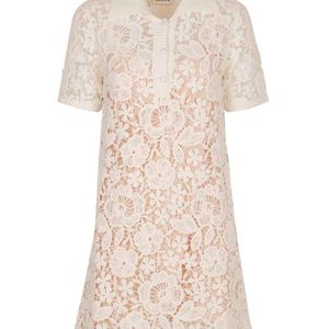 P.A.R.O.S.H. Natural Copper Cotton Mini Dress