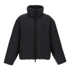 DSquared² Blue Ball Nylon Puffer Down Jacket for men