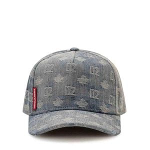 DSquared² Grey Baseball Cap Hat for men