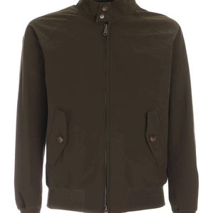 Baracuta Green Pockets Bomber Jacket for men