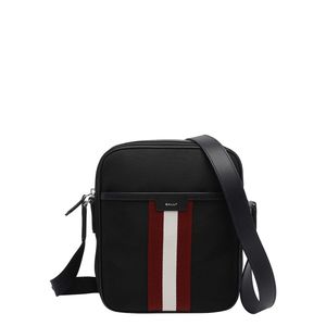 Bally Black Code Messenger Bag for men
