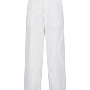 Auralee White Straight Trousers for men