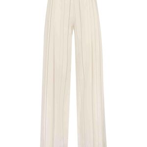 Semicouture White Adelina Trousers