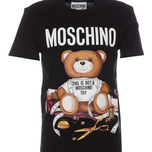 Moschino Black Sartorial Teddy Bear T-Shirt for men
