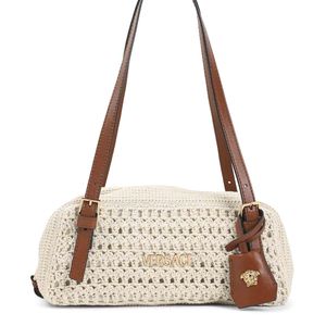 Versace Natural Crochet Shoulder Bag