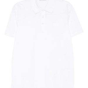 Givenchy White Cotton Polo Shirt for men