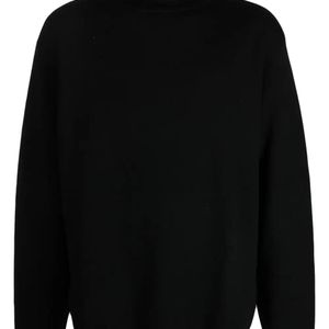 Maharishi Black Roll-neck Merino Wool Jumper for men