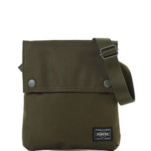 Porter-Yoshida and Co Green Flap Shoulder Bag for men