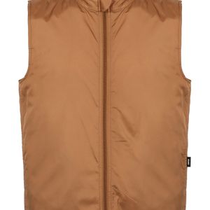 Aspesi Brown Vernes Full Zip Down Vest for men