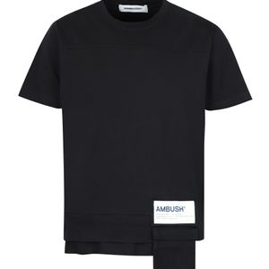 T-shirt in cotone con logo di Ambush in Nero da Uomo