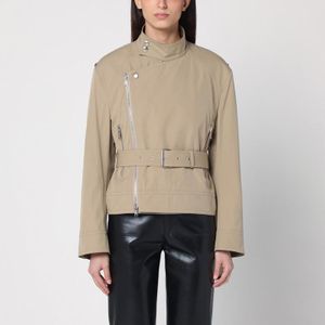 Bottega Veneta Natural Light Jacket With Belt