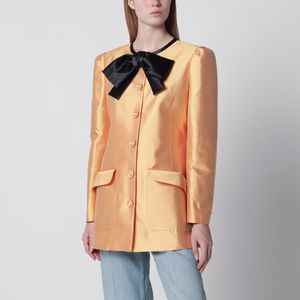 Valentino Orange Pea Coat