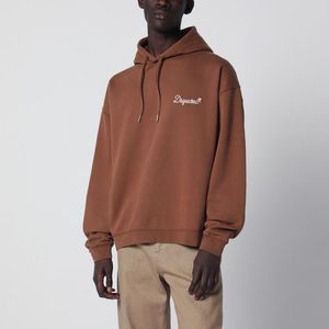 DSquared² Brown Relaxedfit Sweatshirt With Logo for men