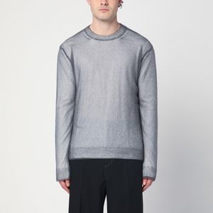Jil Sander Grey Jumper With Layered Design for men