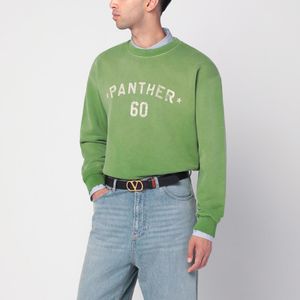 Valentino Green Crew Neck Sweatshirt Chez for men