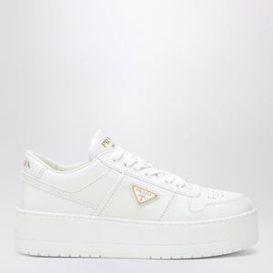 Prada White Downtown Bold Sneakers