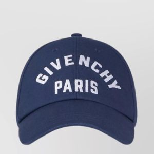 Givenchy Blue Cotton Baseball Cap for men