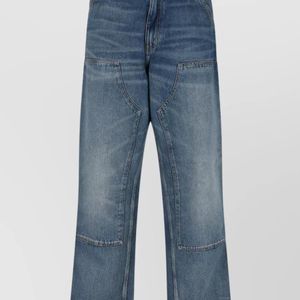 Carhartt Blue Denim Straight-Leg Trousers for men