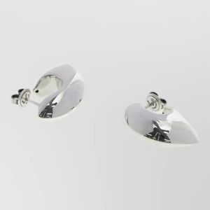 Bottega Veneta Metallic Metal Earrings