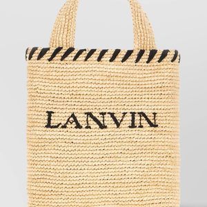 Lanvin Natural Na Lamb Leather Beach Bag